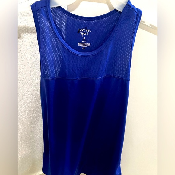 Just Be Blue Tank Top Athletic Style - Picture 1 of 4